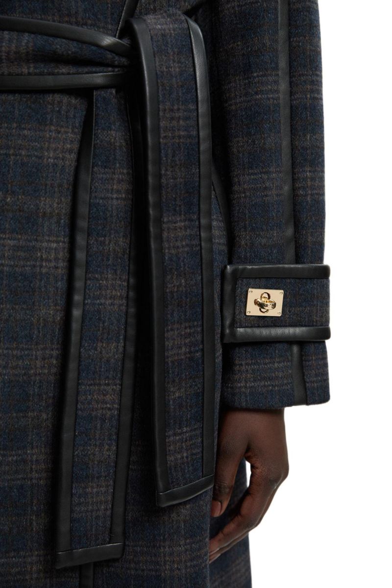 Women's Double Breasted Belted Midi Coat