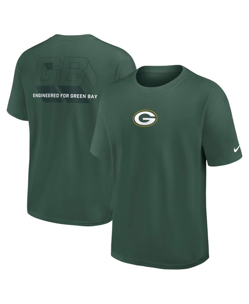Men's Green Green Bay Packers Dominate the Game Essential Max90 T-Shirt
