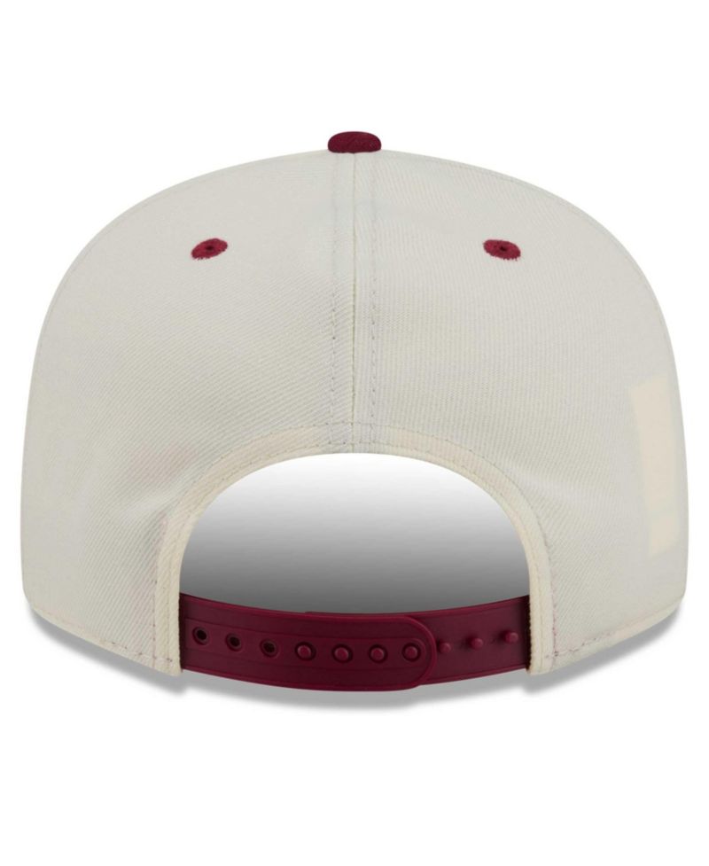 Men's Cream Washington Commanders Oversized Slogan 9FIFTY Snapback Hat