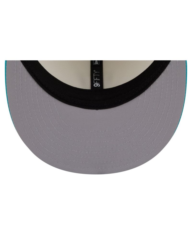 Men's Cream/Aqua Miami Dolphins 2026 NFL Training Camp 9FIFTY Snapback Hat