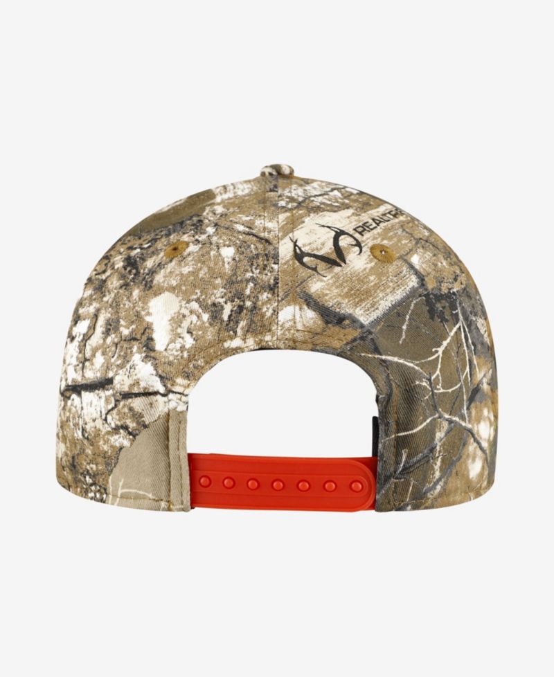 Men's Camo Athletics Realtree Orange Pop 9FIFTY Snapback Hat