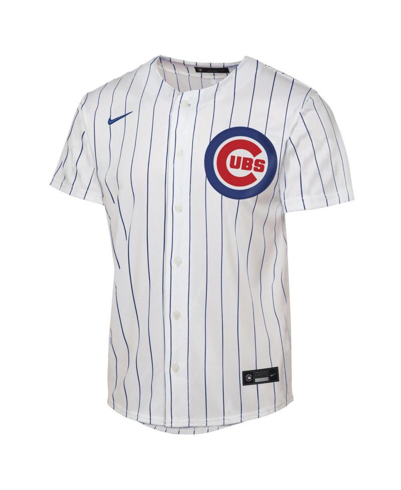 Big Boys and Girls Alex Bregman White Chicago Cubs Home Replica Jersey