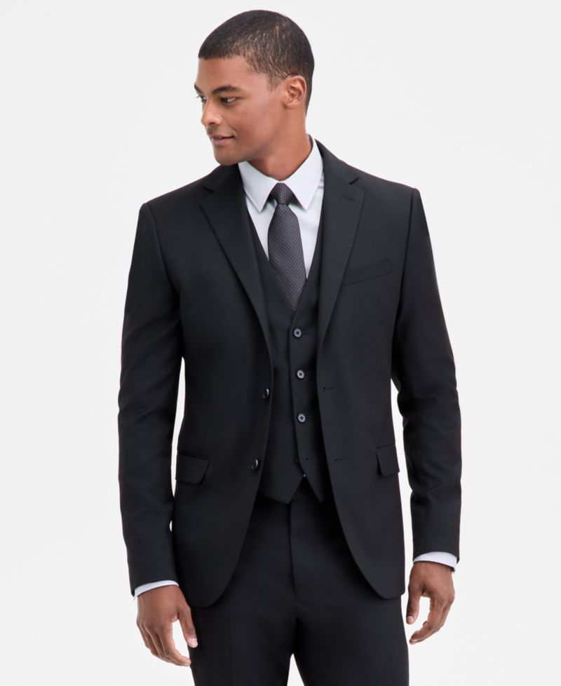 Men's Modern-Fit Vested Nested Suit