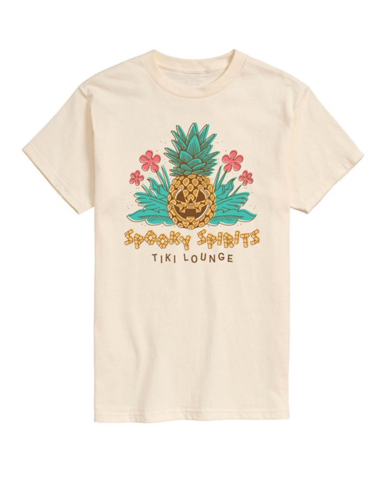 Men's Instant Message Spooky Spirits Tiki Lounge Graphic T-Shirt