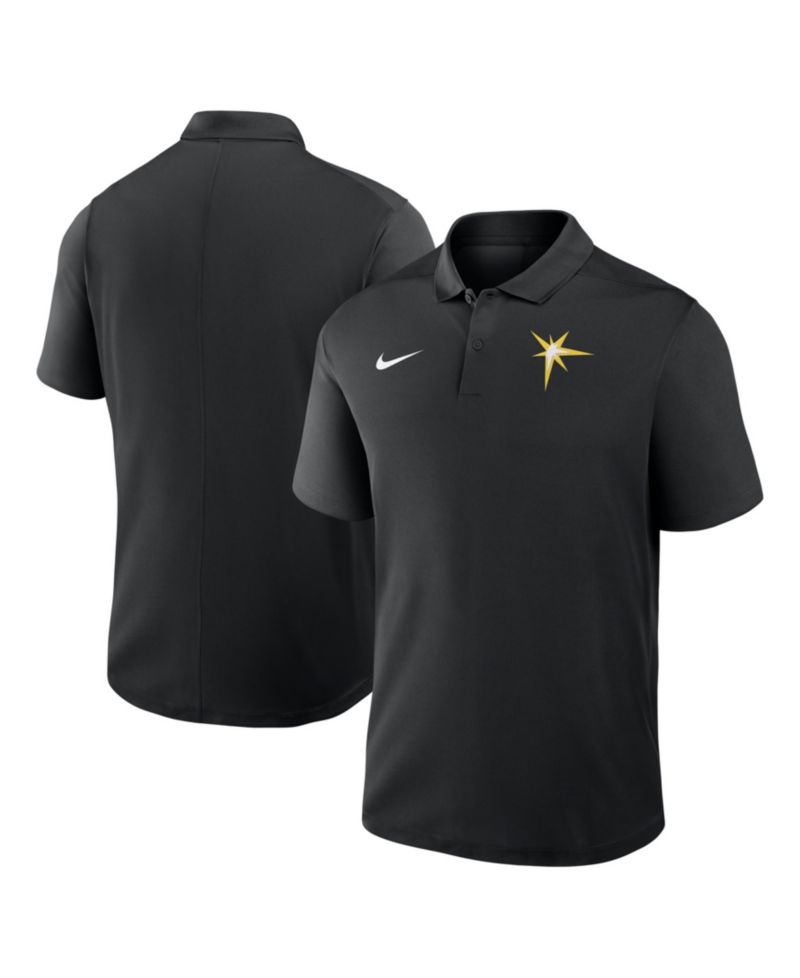 Men's Black Tampa Bay Rays Dri-FIT Victory Polo Shirt