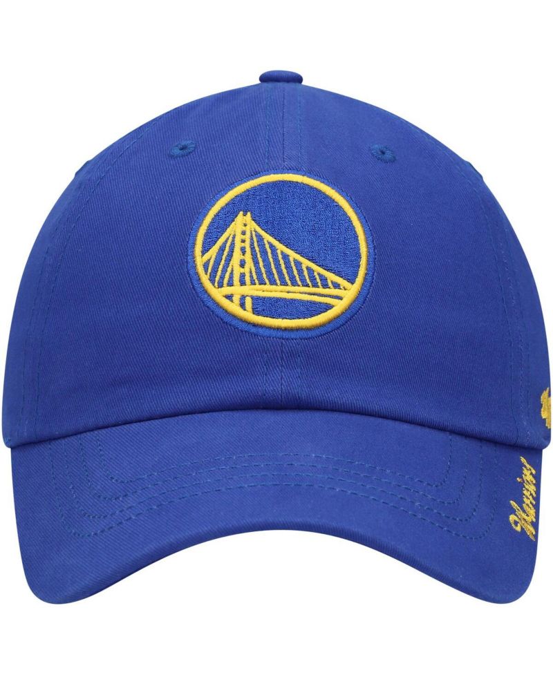 Women's Royal Golden State Warriors Miata Clean Up Logo Adjustable Hat