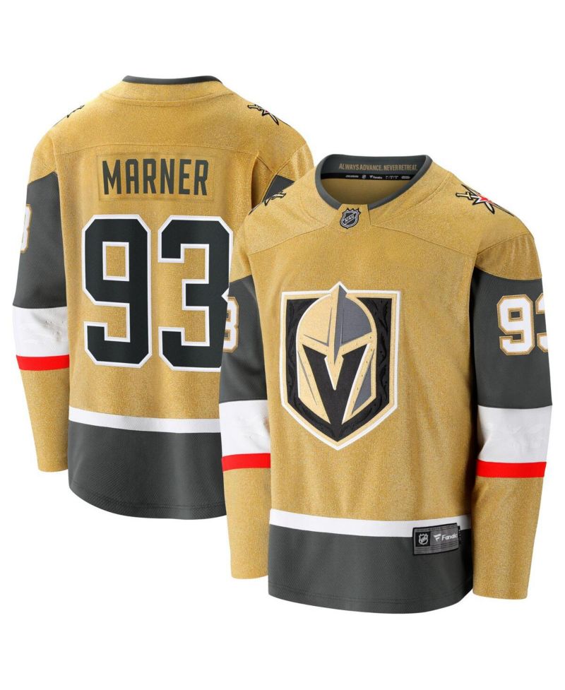 Men's Mitch Marner Gold Vegas Golden Knights Home Breakaway Jersey
