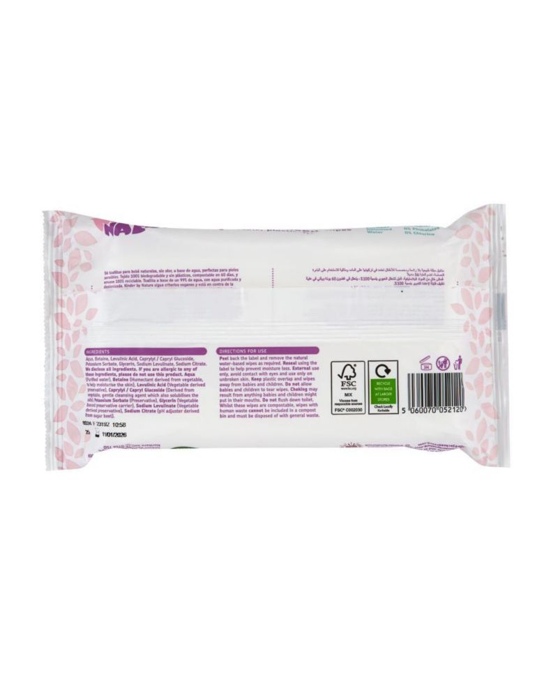 Unisex Water-Based Baby Wipes - 672 Count (12 packs of 56 wipes)