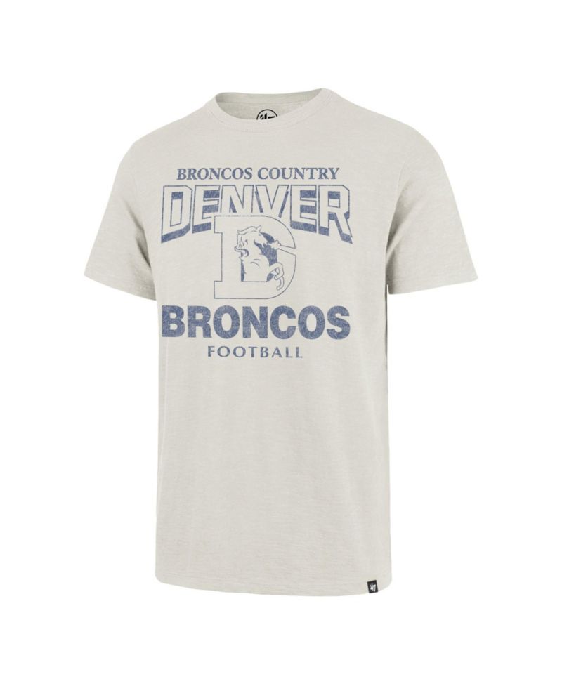 Men's Natural Denver Broncos Head On Scrum T-Shirt