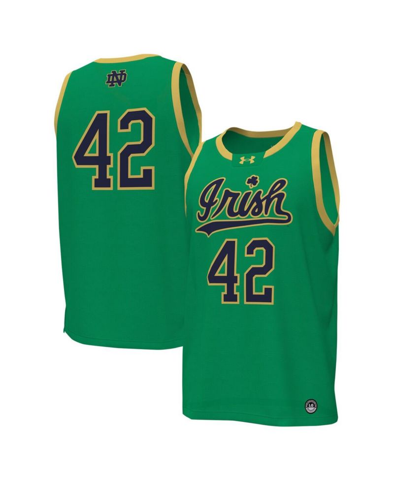 Men's 42 Notre Dame Fighting Irish Replica Basketball Jersey
