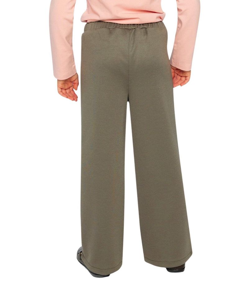Little Girls Flare Pants Sage