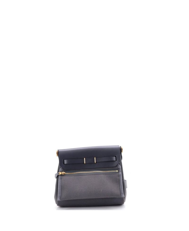 20 Herbag Zip Toile and Leather