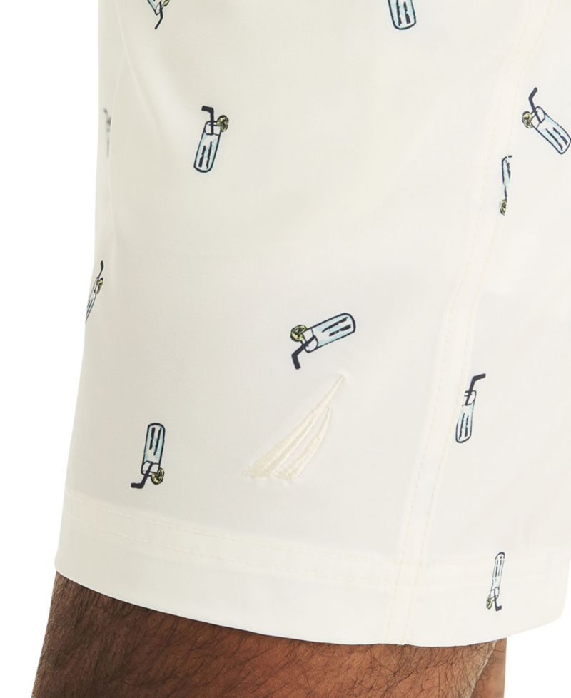 Men's 7" Full Elastic Boxer Liner Swimsuit
