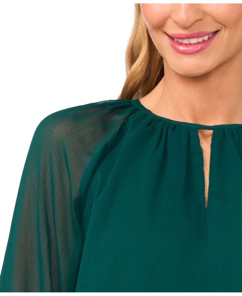 Women's Tiered Flowy Long Sleeve Top