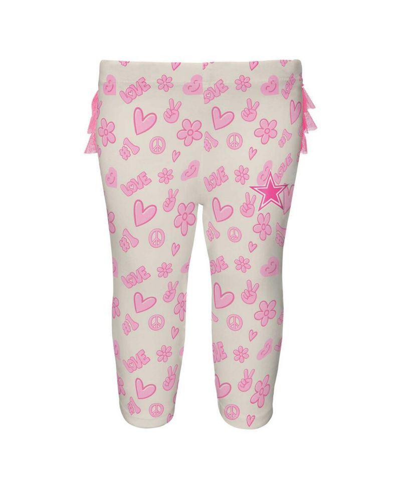 Girls Baby Boys and Girls 2 Piece White Dallas Cowboys All The Love Bodysuit and Pants Set