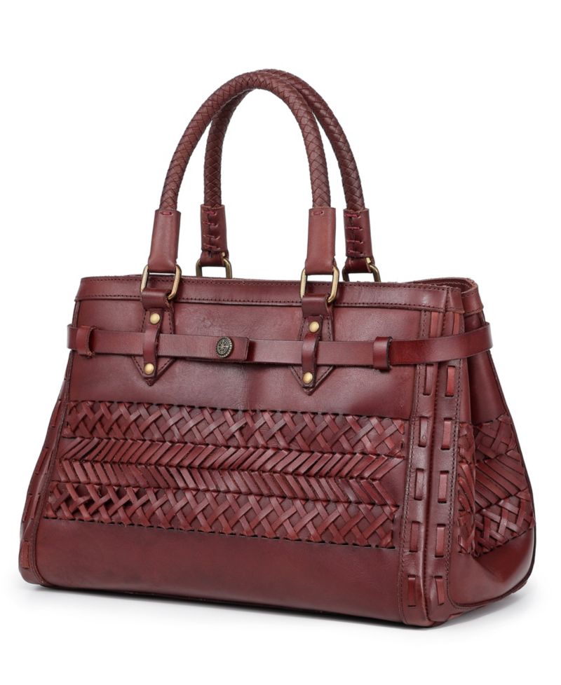 Lantana Medium Leather Satchel Bag