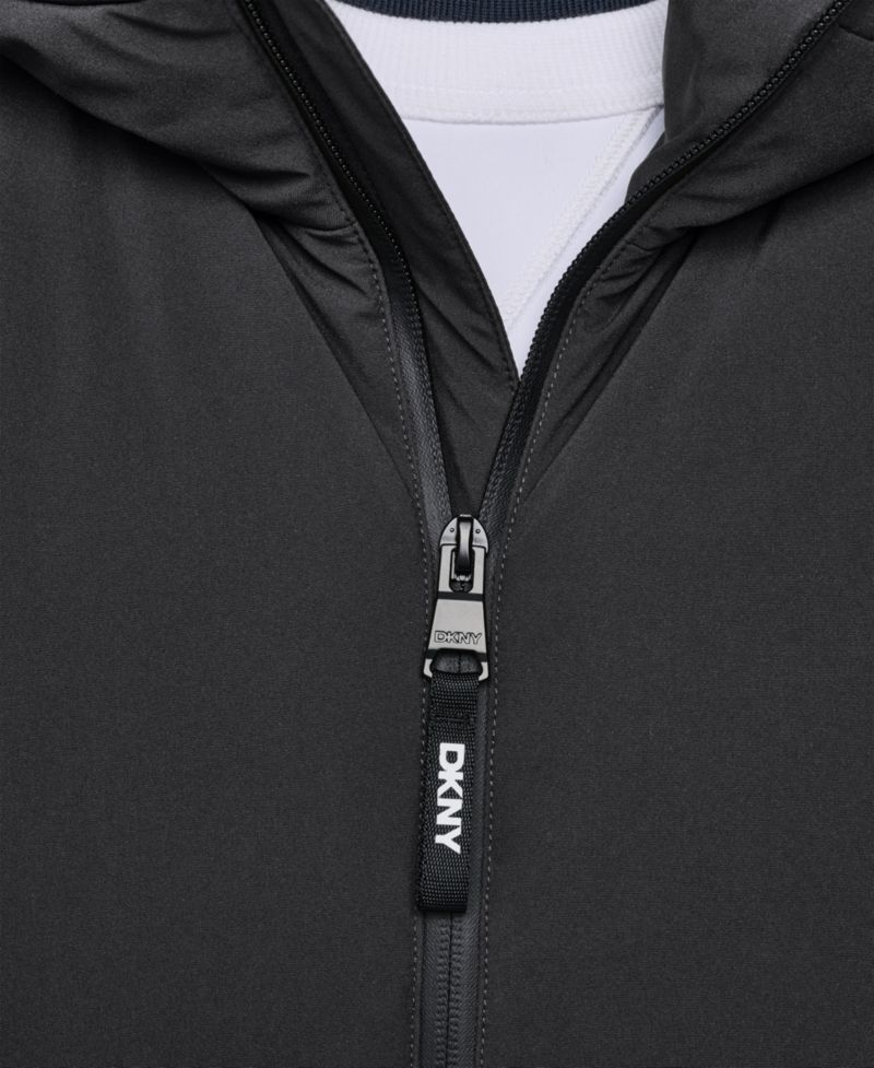 Men's Midweight Stretch Hooded Puffer Jacket