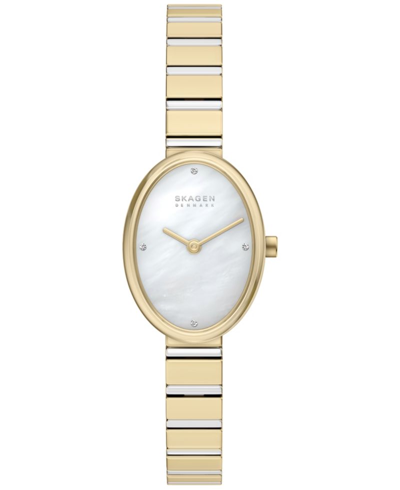 Women's Anita Oval Quartz Two-Hand Stainless Steel Watch 20mm