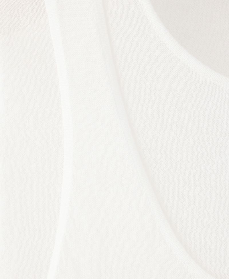 Women's Layered Lightweight Cotton-Blend Sweater