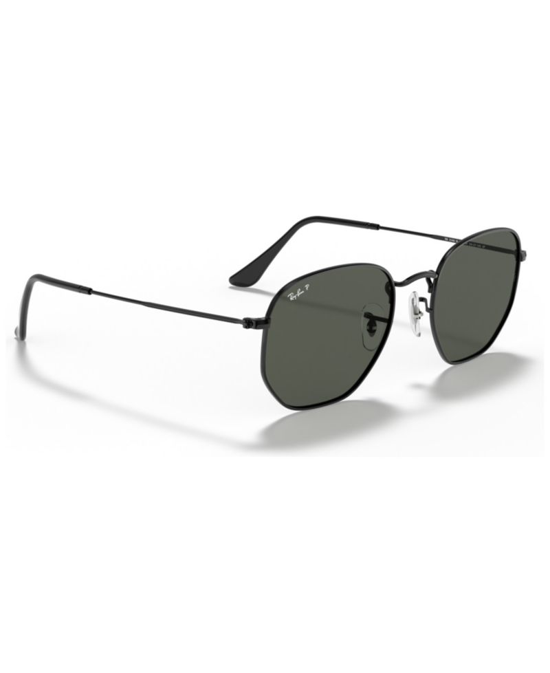 Unisex Geometric Polarized Metal Sunglasses, RB3548N