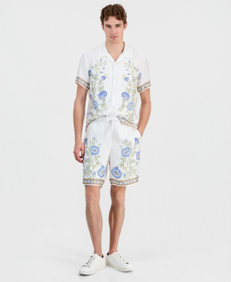 Men's Wayco Border Floral Shorts
