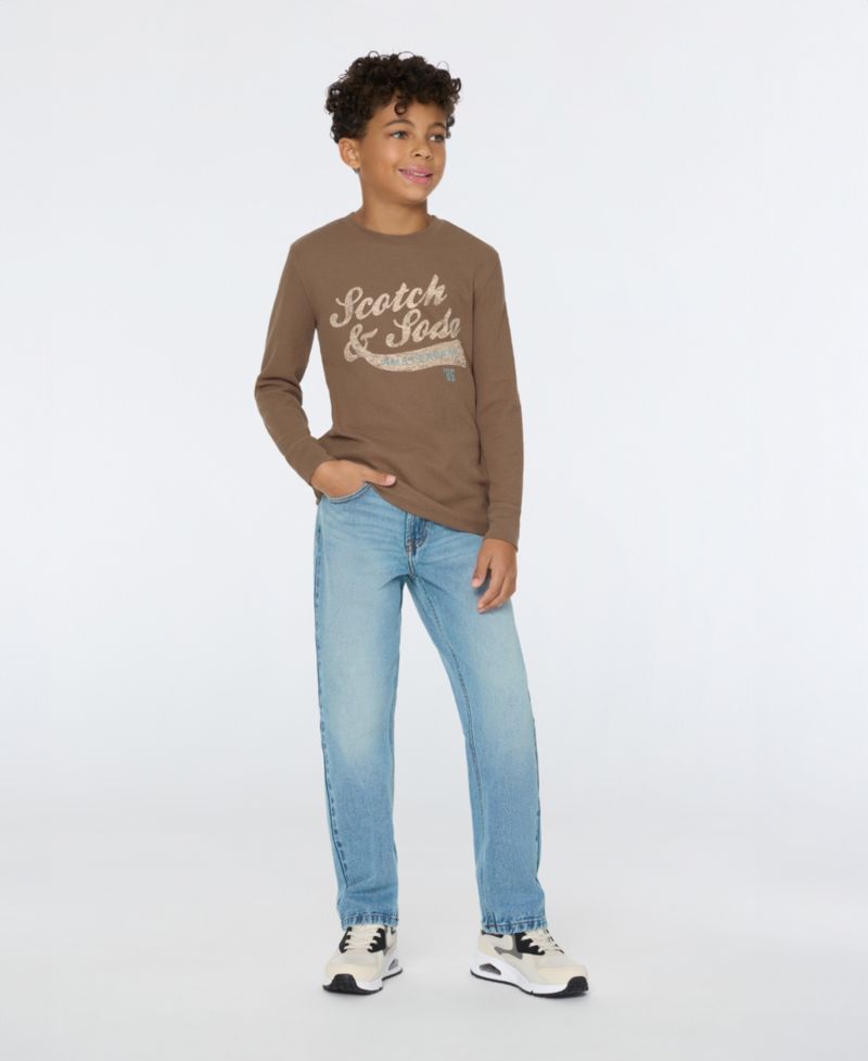 Big Boys Light 5 Pocket Straight Fit Jean