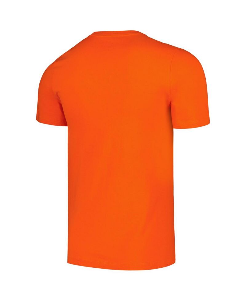 Men's Orange Cleveland Browns Primetime Wordmark Essential T-Shirt