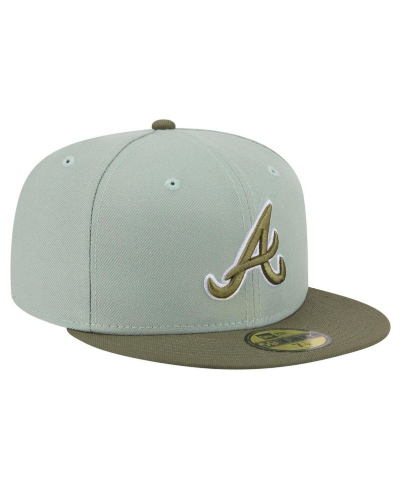 Men's Green/Olive Atlanta Braves Color Pack 59FIFTY Fitted Hat