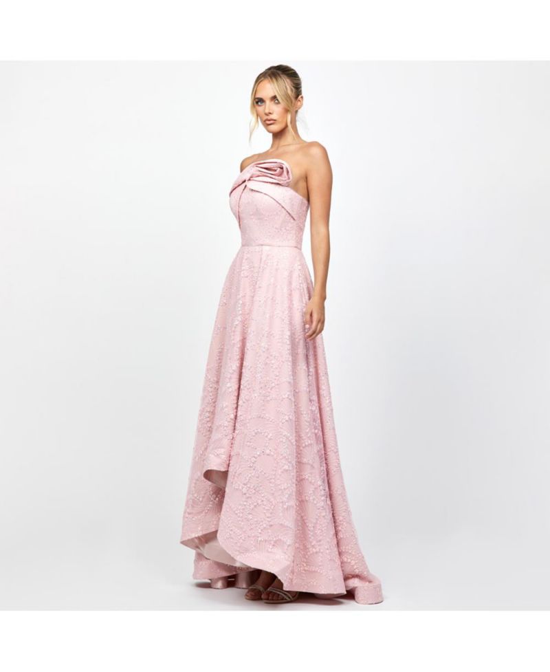 Women's Addyson Strapless Hi Lo Gown