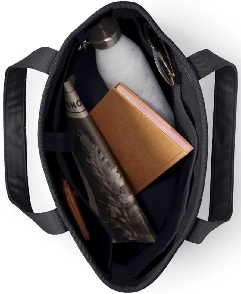 Medium 5 Pocket Open Top Canvas Tote Bag