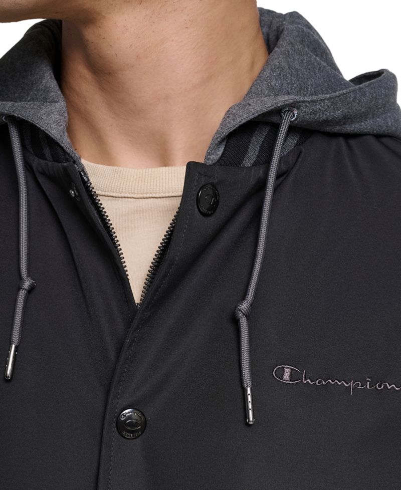 Men's Hooded Varsity Jacket