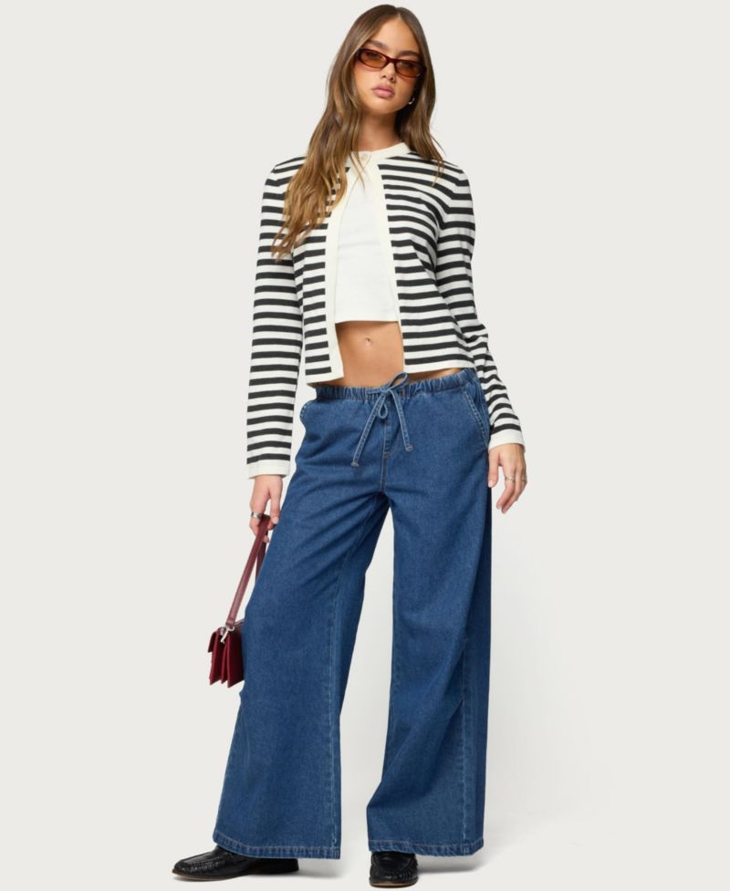Women's Jenie Split Front Knit Cardigan Sweater