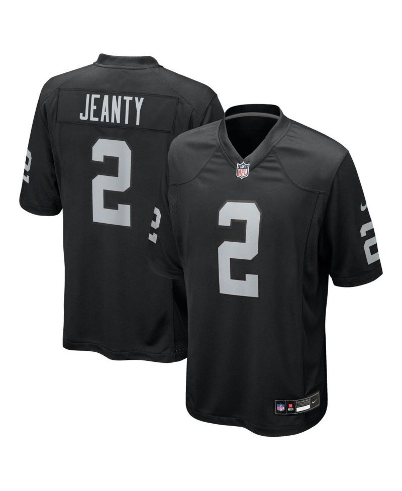 Big Boys and Girls Ashton Jeanty Black Las Vegas Raiders Game Jersey