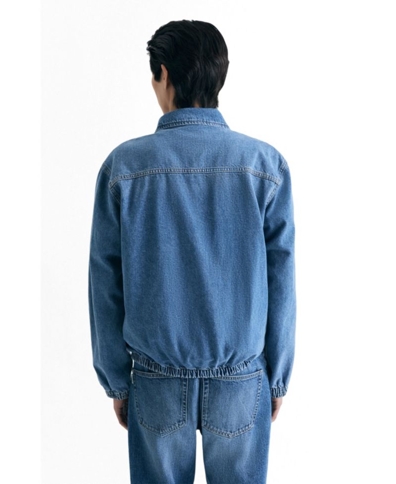 Women's Denim Bomber Jacket