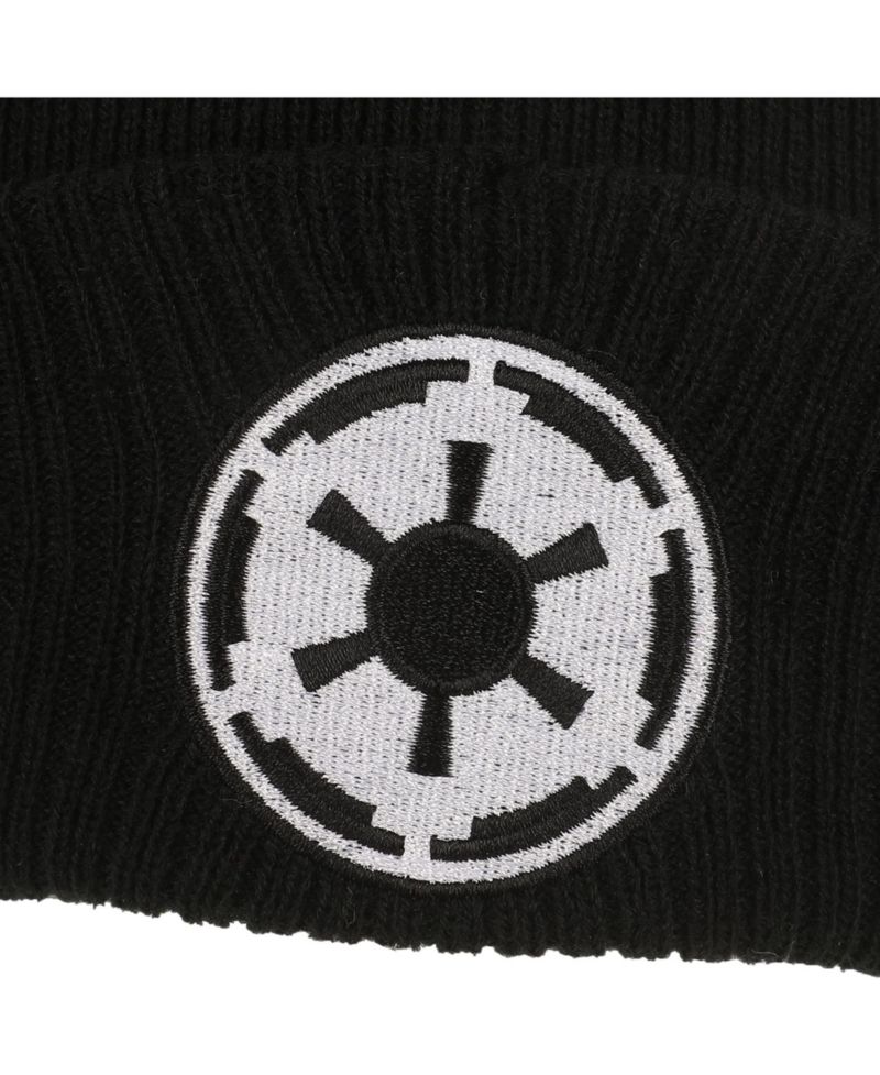 Men's Galactic Empire Black Cuff Beanie.