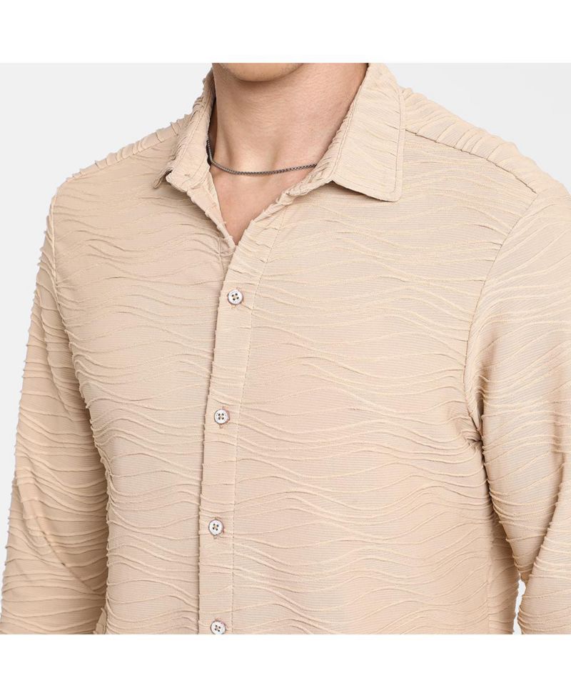 Men's Self-Design Wave Shirt