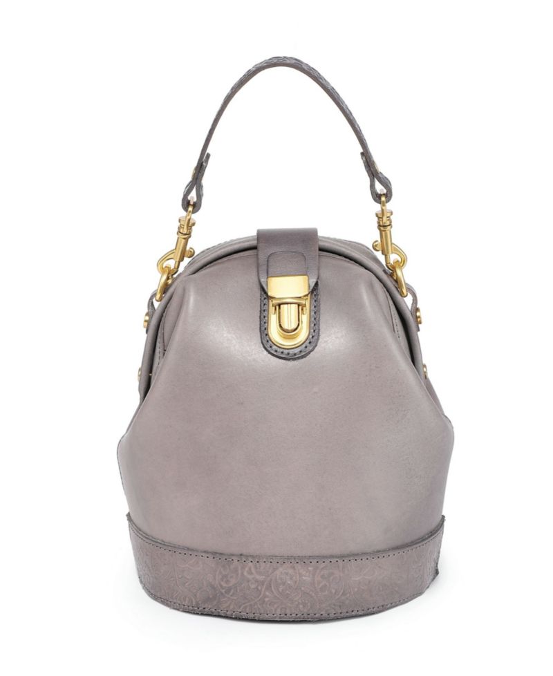 Doctor Mini Leather Bucket Crossbody Bag