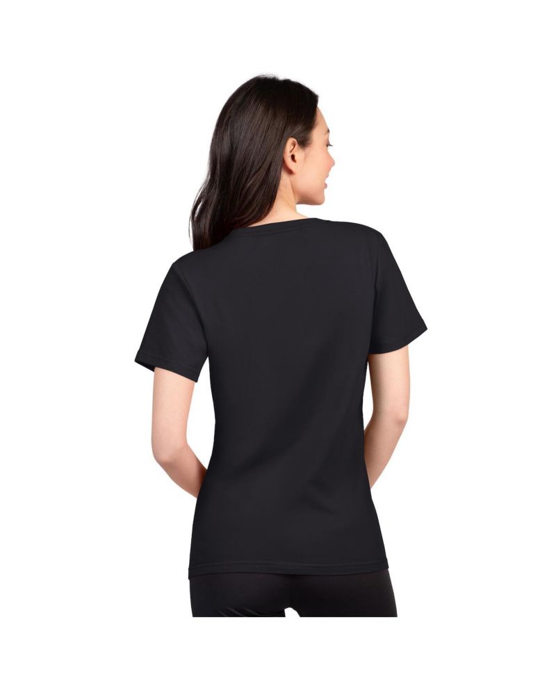 Women's Black Pittsburgh Steelers Super-Slim Lightweight Winning Crew T-Shirt