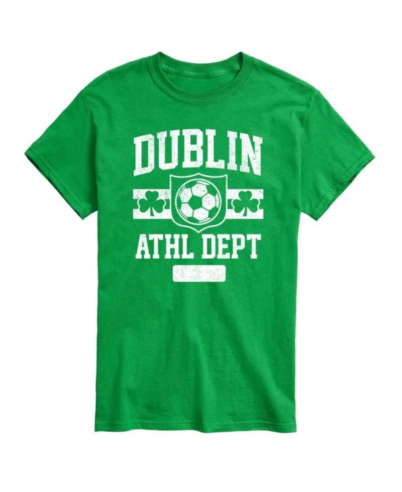 Men's Instant Message Dublin Athletic Dept Soccer Short-Sleeve Graphic T-Shirt