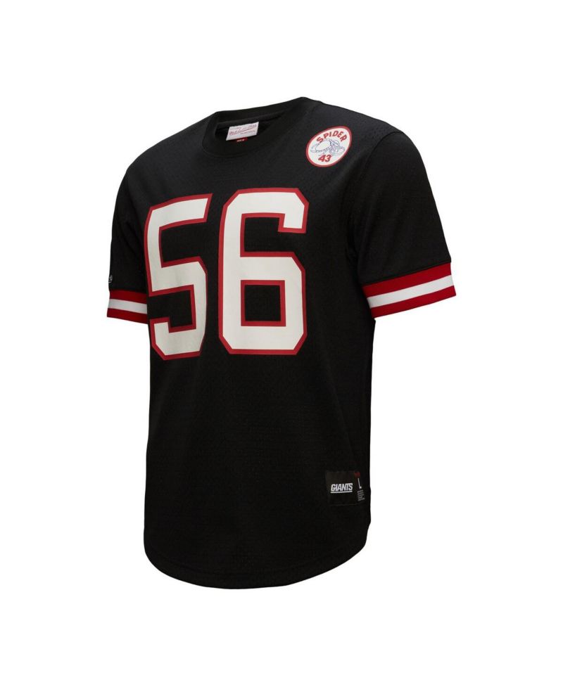 Men's Lawrence Taylor Black New York Giants Retired Player Name & Number Mesh Top