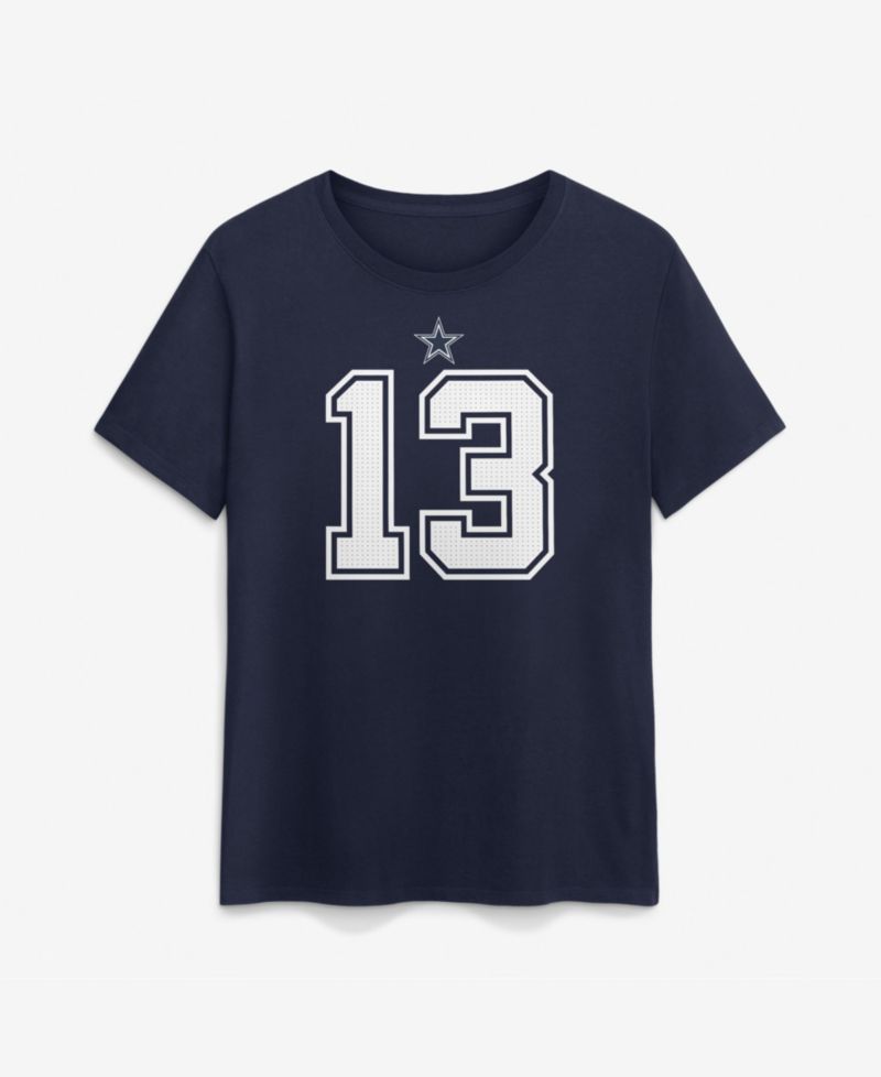 Women's Dallas Cowboys Caleb Downs Cotton Screen-Print T-Shirt
