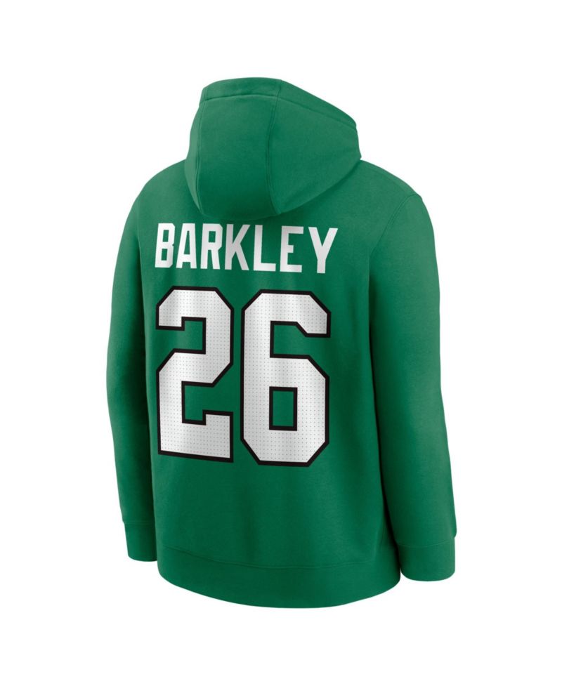 Men's Philadelphia Eagles Saquon Barkley Midweight Fleece Hoodie