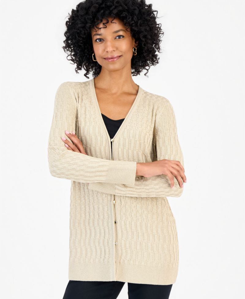 Petite Textured Cardigan