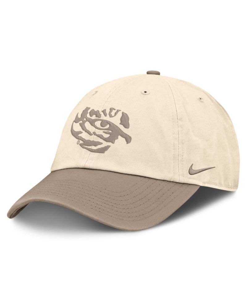 Men's Natural/Khaki LSU Tigers Two-Tone Club Adjustable Hat
