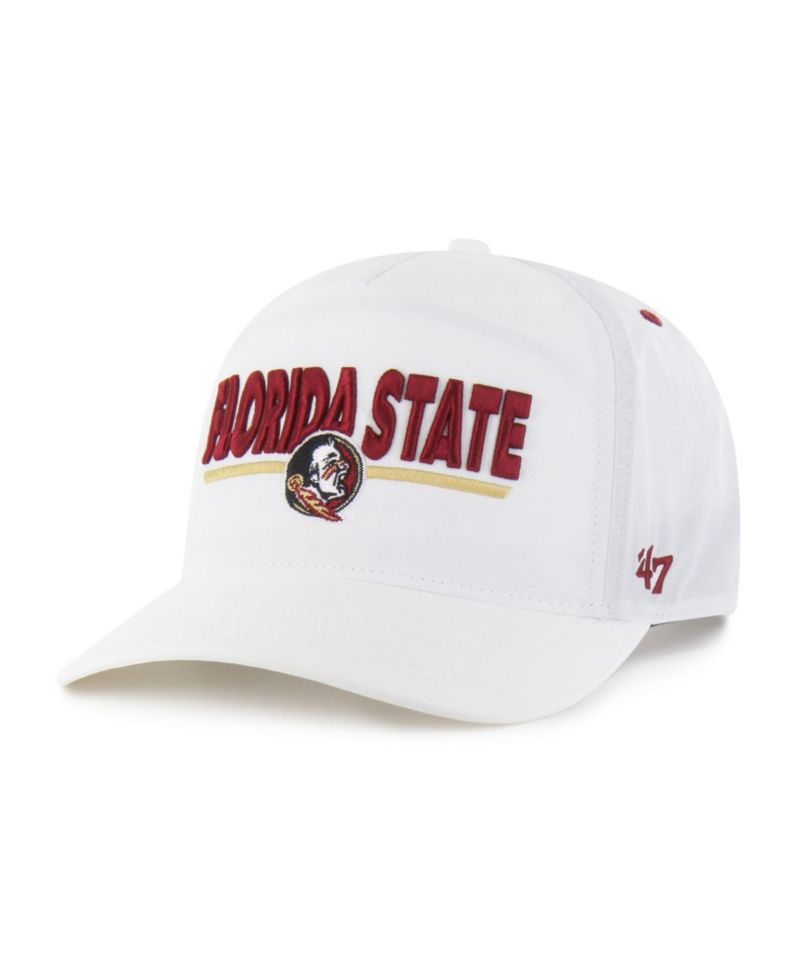 Men's and Women's '47 White Florida State Seminoles brrr&deg; Expressway Hitch Adjustable Hat