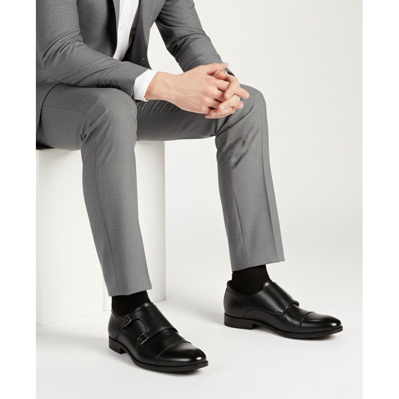 Men's Oliver Street Hands-Free Slip-On Double Monk Dress Oxfords