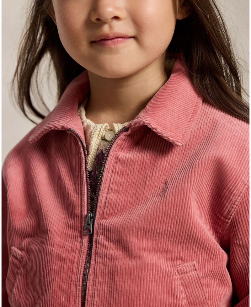 Girls' 2T-6X Corduroy Long-Sleeve Jacket