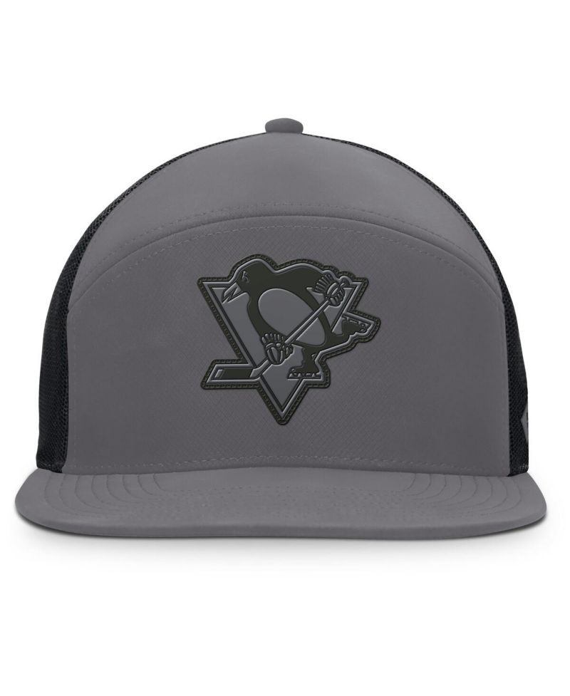 Men's Charcoal Pittsburgh Penguins Fairweather Adjustable Hat