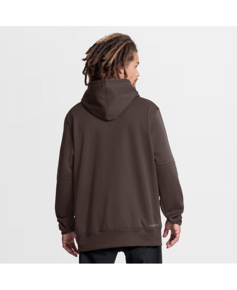 Men's Brown San Diego Padres Authentic Collection Therma-FIT Hoodie