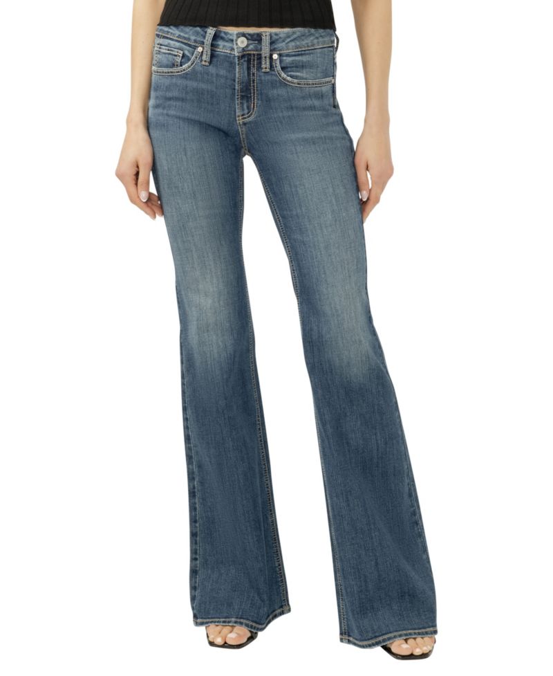 Women's Suki Mid-Rise Flare Luxe Stretch Jeans